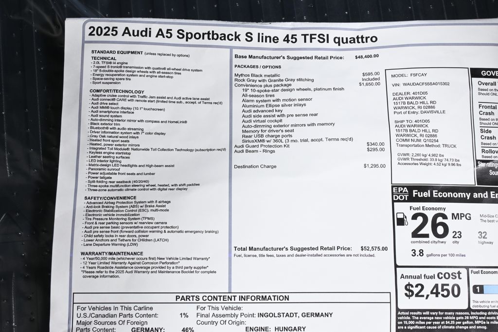 2025 Audi A5 Sport 27