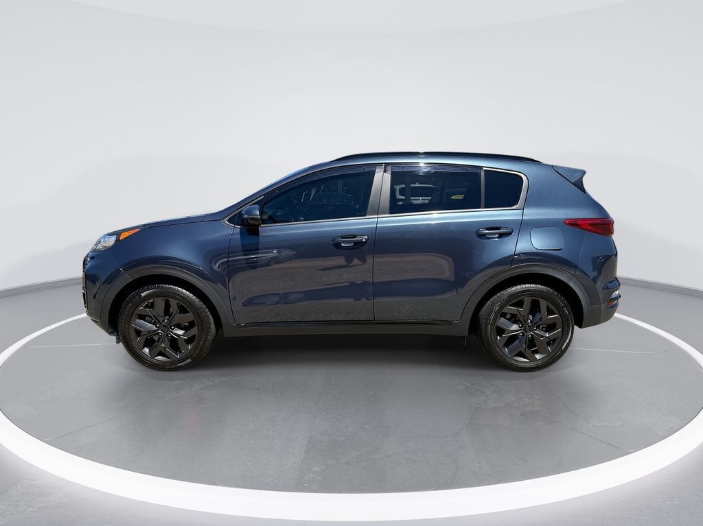 2022 Kia Sportage Nightfall Blue at Matthews Motors of Wilmington