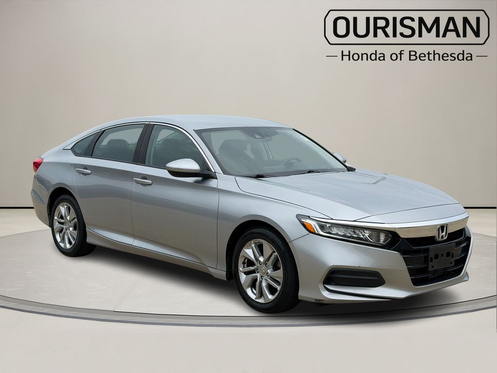Silver Metallic 2019 Honda Accord Sedan Front-Wheel Drive Continuously Variable Transmission