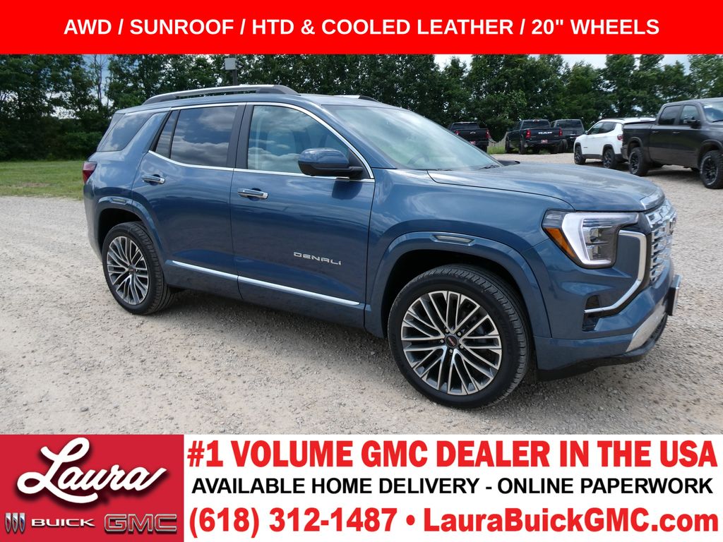 Downpour Metallic 2026 GMC Terrain SUV / Crossover Four-Wheel Drive 8-Speed Automatic Overdrive