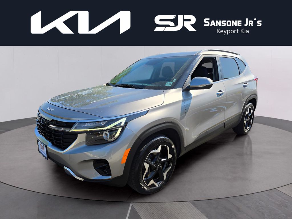 Steel Gray 2024 Kia Seltos SUV / Crossover All-Wheel Drive Continuously Variable Transmission