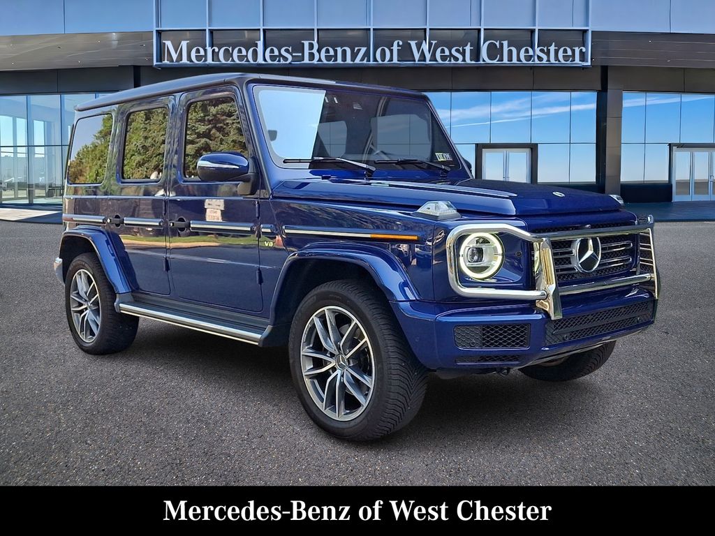 Brilliant Blue Metallic 2023 Mercedes-Benz G-Class SUV / Crossover All-Wheel Drive 9-Speed Automatic