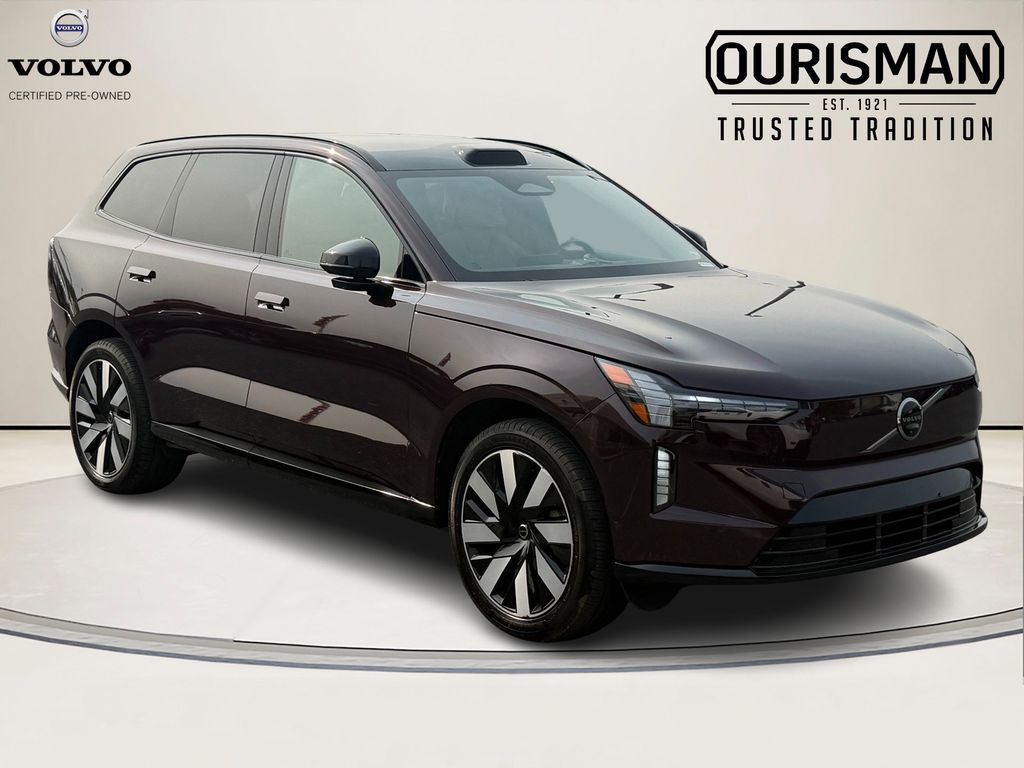 Mulberry Metallic 2025 Volvo EX90 SUV / Crossover All-Wheel Drive 1-Speed Automatic