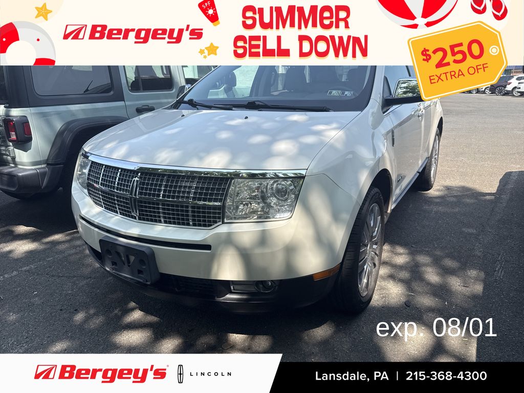 White 2008 Lincoln MKX SUV / Crossover All-Wheel Drive 6-Speed Automatic Overdrive