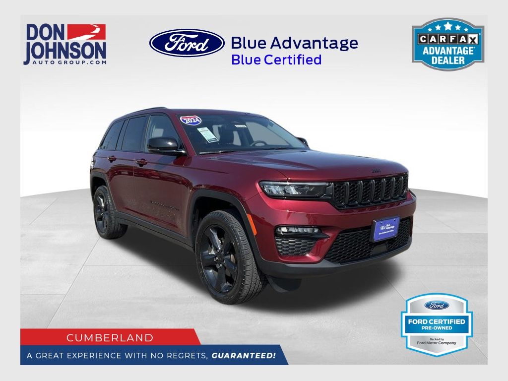 Velvet Red Pearlcoat 2024 Jeep Grand Cherokee SUV / Crossover Four-Wheel Drive 8-Speed Automatic