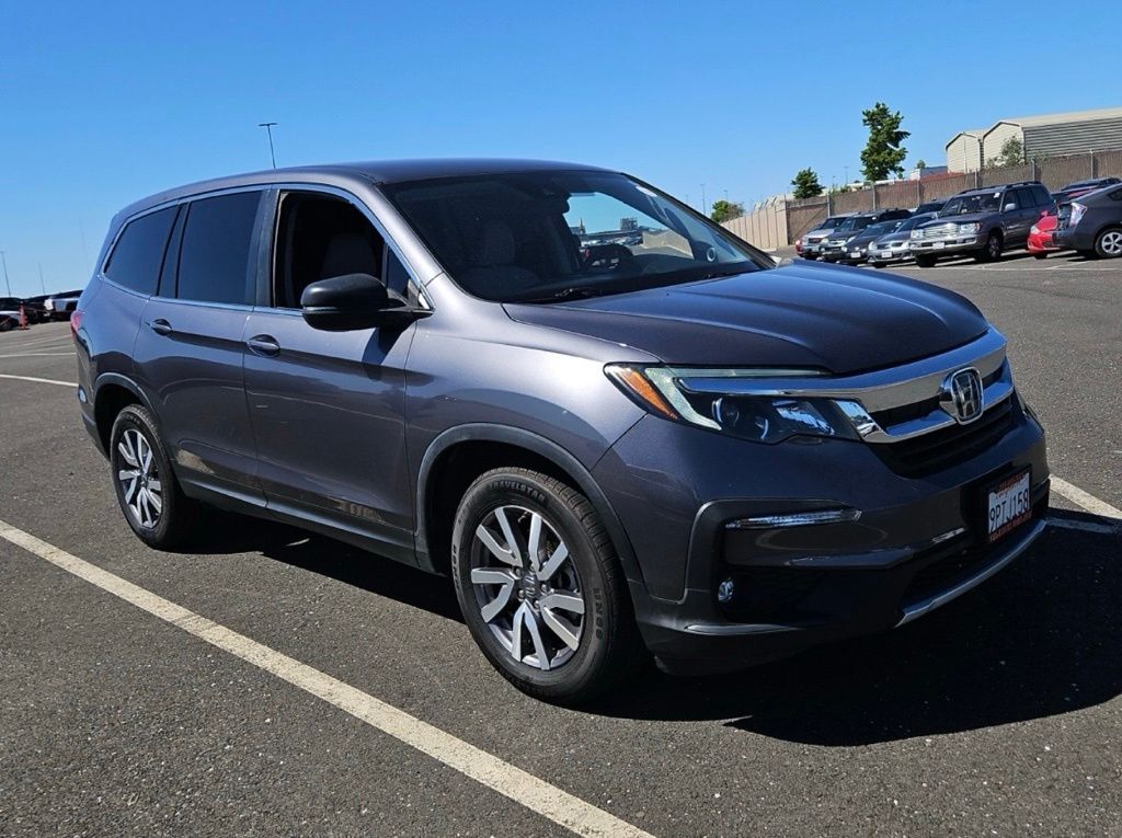 Gray (Modern Steel Metallic) 2020 Honda Pilot EX AWD SUV / Crossover All-Wheel Drive 6-Speed Automatic