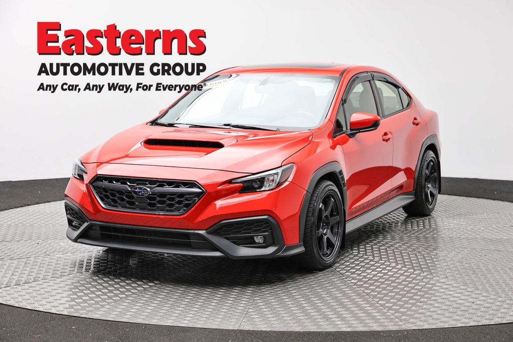 Ignition Red 2022 Subaru WRX Premium AWD Sedan All-Wheel Drive 6-Speed Manual
