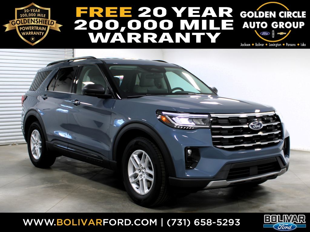 Vapor Blue Metallic 2026 Ford Explorer Active RWD SUV / Crossover Rear-Wheel Drive Automatic