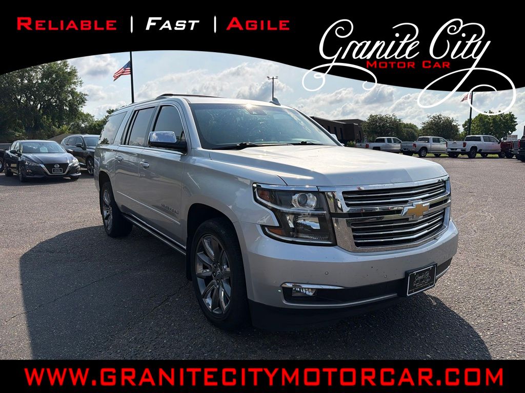 Silver Ice Metallic 2018 Chevrolet Suburban SUV / Crossover Four-Wheel Drive 6-Speed Automatic Overdrive