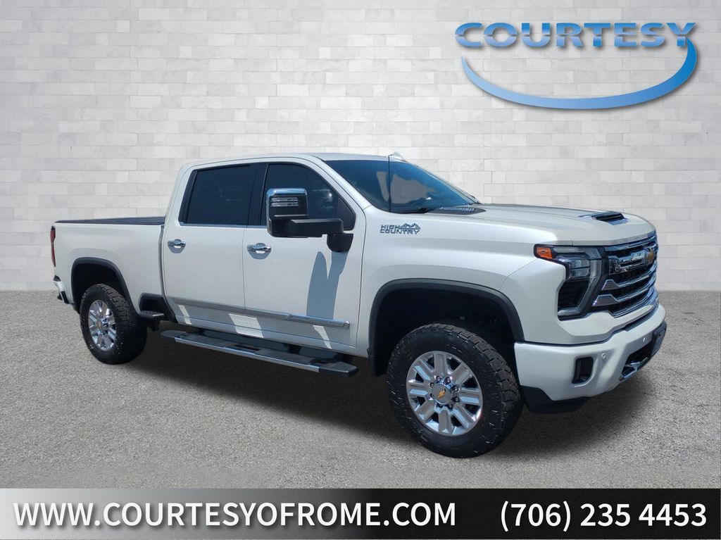 White (Iridescent Pearl Tricoat) 2024 Chevrolet Silverado 3500HD Pickup Truck Four-Wheel Drive Automatic