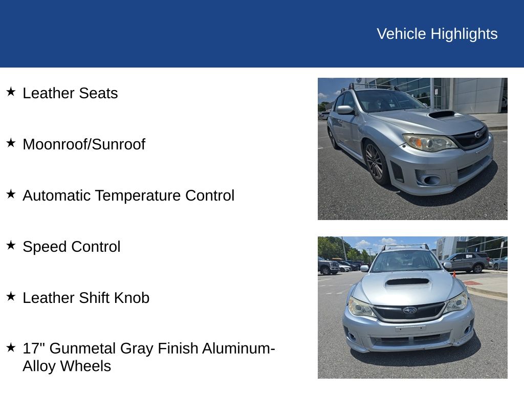 2012 Subaru Impreza WRX Limited