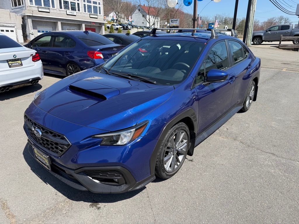 Sapphire Blue 2022 Subaru WRX AWD Sedan All-Wheel Drive 6-Speed Manual