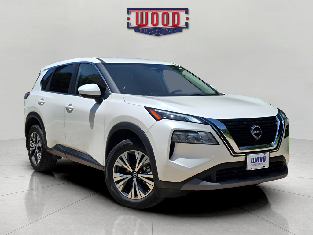 Pearl White Tricoat 2023 Nissan Rogue SUV / Crossover All-Wheel Drive Continuously Variable Transmission