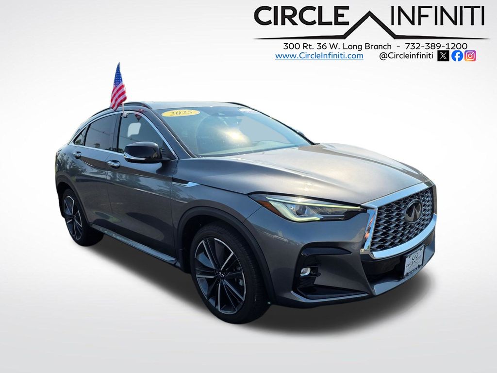 Gray (Graphite Shadow) 2025 INFINITI QX55 SUV / Crossover All-Wheel Drive Continuously Variable Transmission