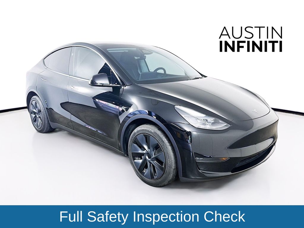 Black 2025 Tesla Model Y Long Range RWD SUV / Crossover Rear-Wheel Drive 1-Speed Automatic