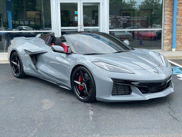 Sea Wolf Gray Tricoat 2024 Chevrolet Corvette E-Ray Convertible AWD with 3LZ Convertible All-Wheel Drive 8-Speed Dual Clutch