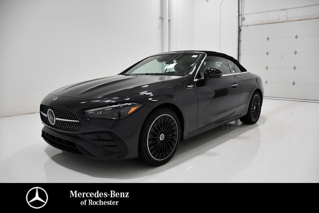 Gray (Graphite Grey Metallic) 2026 Mercedes-Benz CLE Convertible All-Wheel Drive 9-Speed Automatic