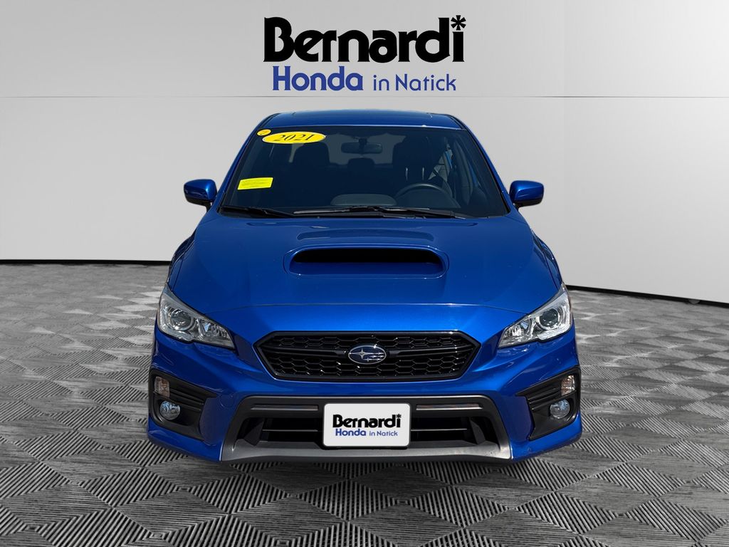 Lapis Blue Pearl 2021 Subaru WRX Sedan All-Wheel Drive 6-Speed Manual