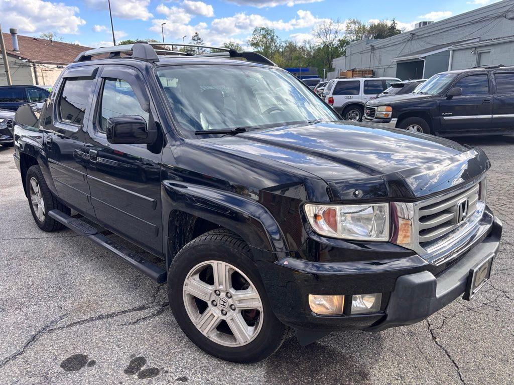 Black 2013 Honda Ridgeline RTL Pickup Truck Four-Wheel Drive 5-Speed Automatic