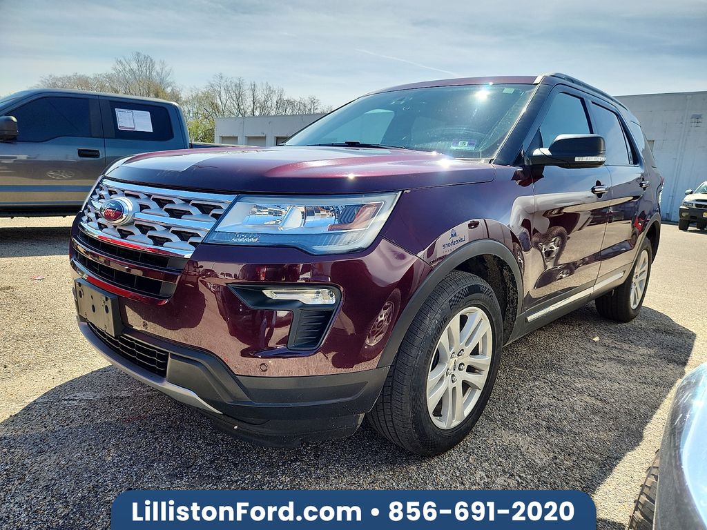 Red (Burgundy) 2019 Ford Explorer XLT AWD SUV / Crossover All-Wheel Drive 6-Speed Automatic