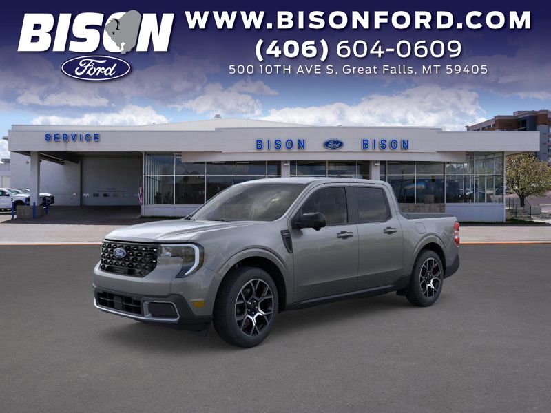 Carbonized Gray Metallic 2026 Ford Maverick Lariat SuperCrew AWD Pickup Truck All-Wheel Drive Continuously Variable Transmission
