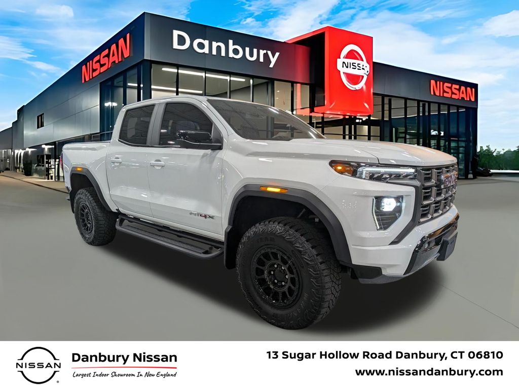 Summit White 2023 GMC Canyon Pickup Truck Four-Wheel Drive 8-Speed Automatic