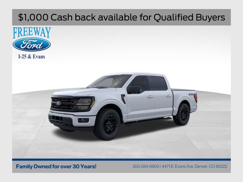 Oxford White 2026 Ford F-150 XLT SuperCrew 4WD Pickup Truck Four-Wheel Drive Automatic