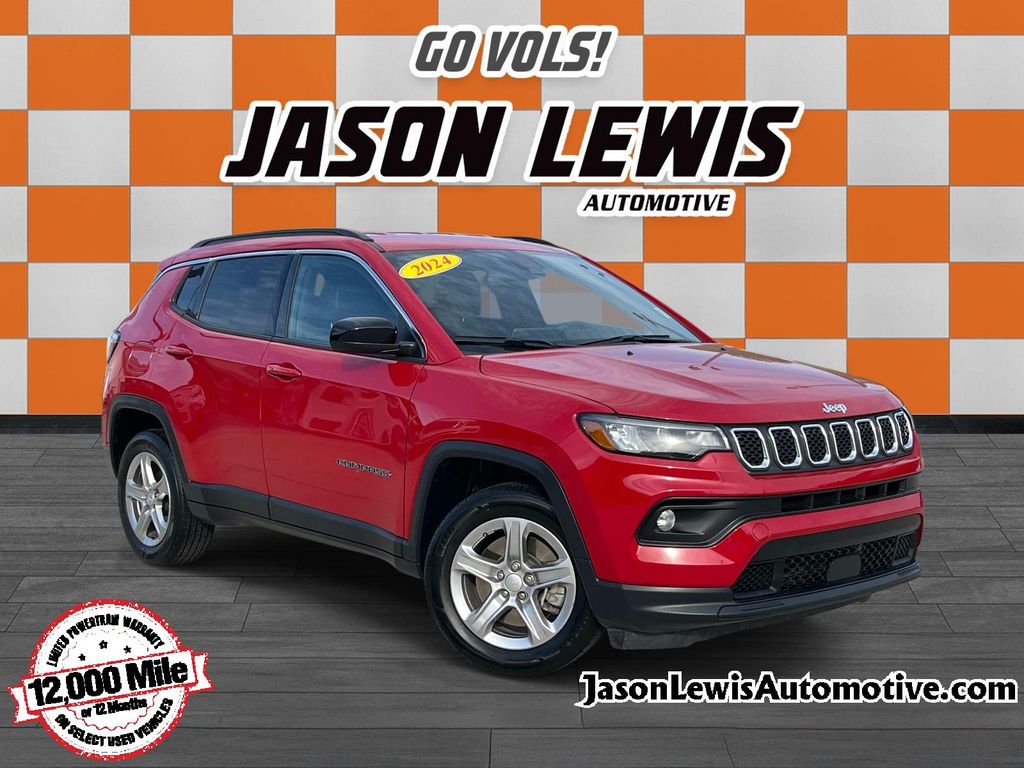 Red Hot Pearlcoat 2024 Jeep Compass SUV / Crossover Four-Wheel Drive 8-Speed Automatic