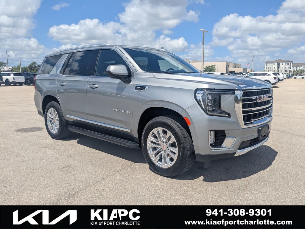 Sterling Metallic 2024 GMC Yukon SLT 4WD SUV / Crossover Four-Wheel Drive