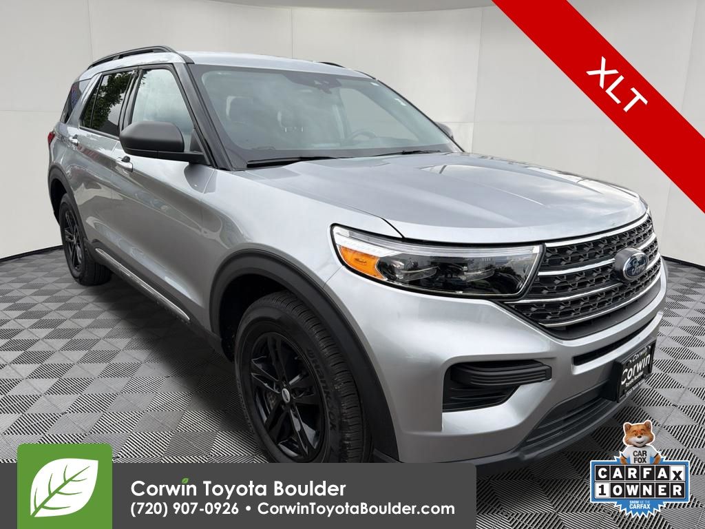 Silver Metallic 2024 Ford Explorer SUV / Crossover All-Wheel Drive Automatic