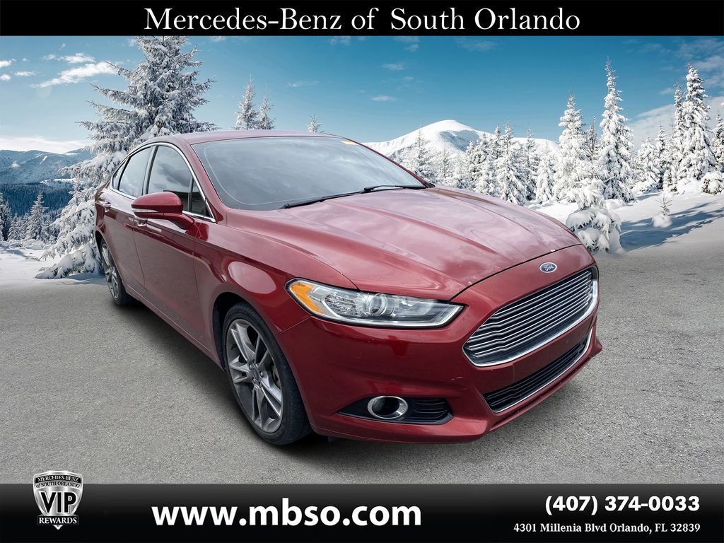 Ruby Red Metallic Tinted Clearcoat 2013 Ford Fusion Titanium Sedan Front-Wheel Drive 6-Speed Automatic