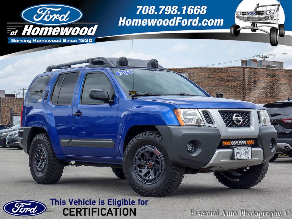 Blue Metallic 2015 Nissan Xterra SUV / Crossover 5-Speed Automatic