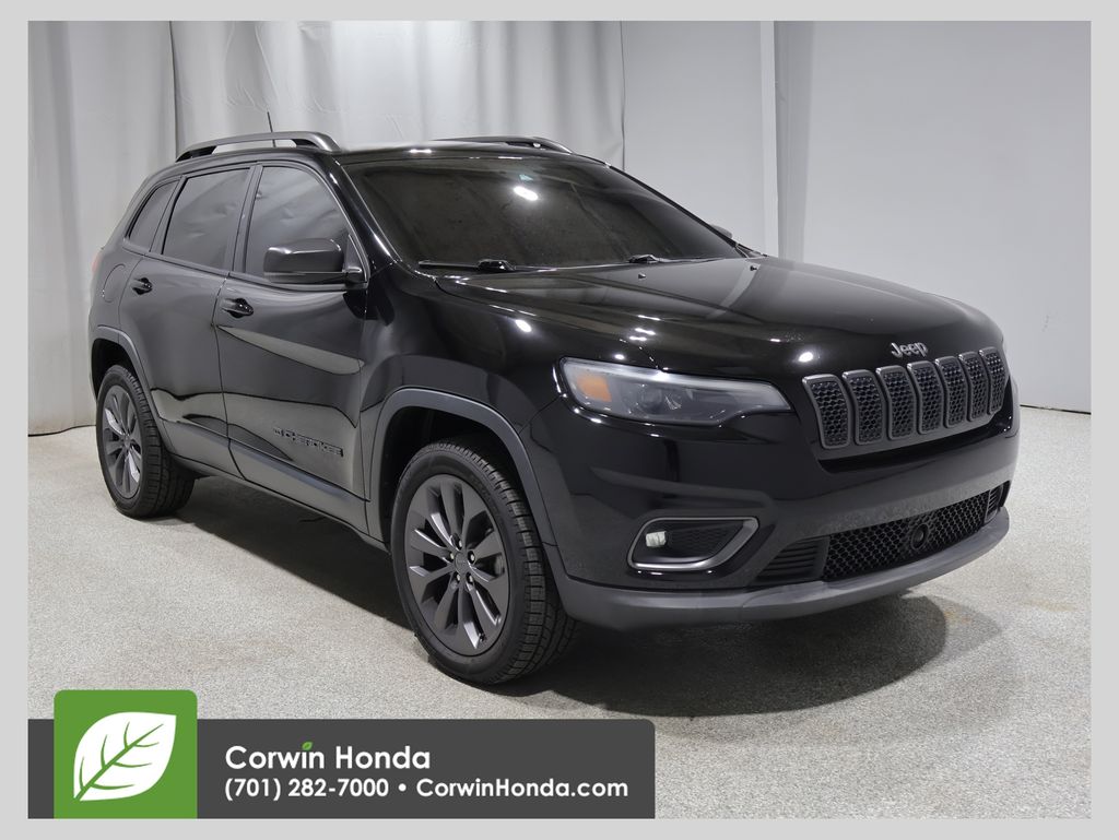 Diamond Black Crystal Pearlcoat 2021 Jeep Cherokee SUV / Crossover Four-Wheel Drive 9-Speed Automatic