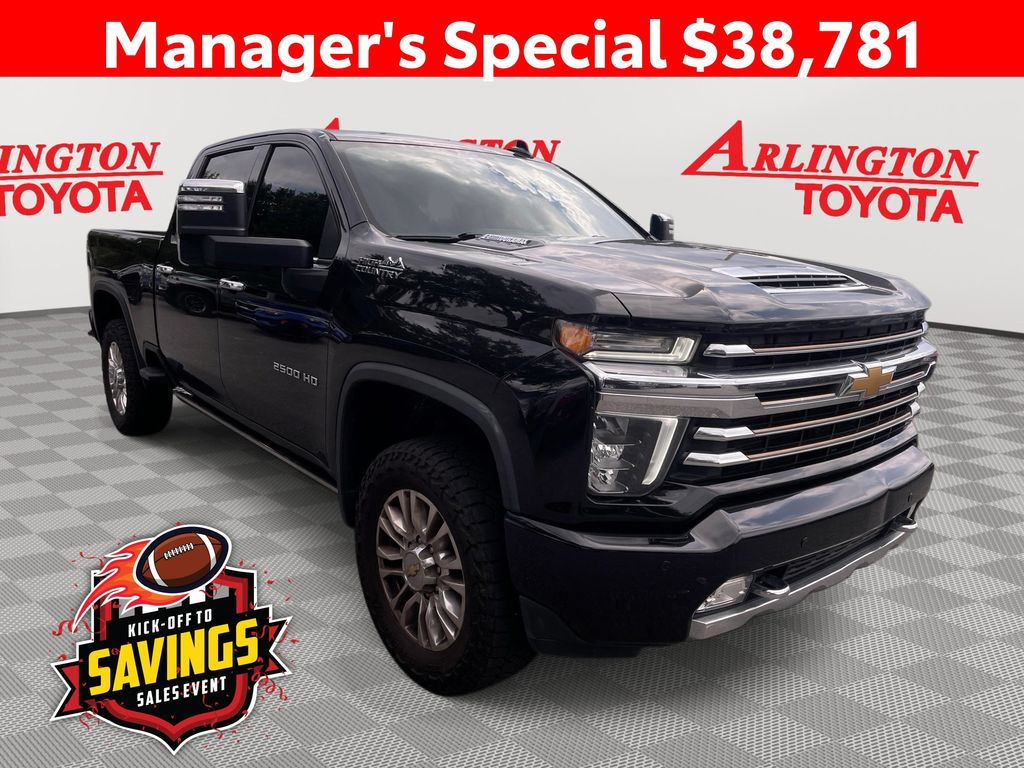 Black 2022 Chevrolet Silverado 2500HD Pickup Truck Four-Wheel Drive Automatic