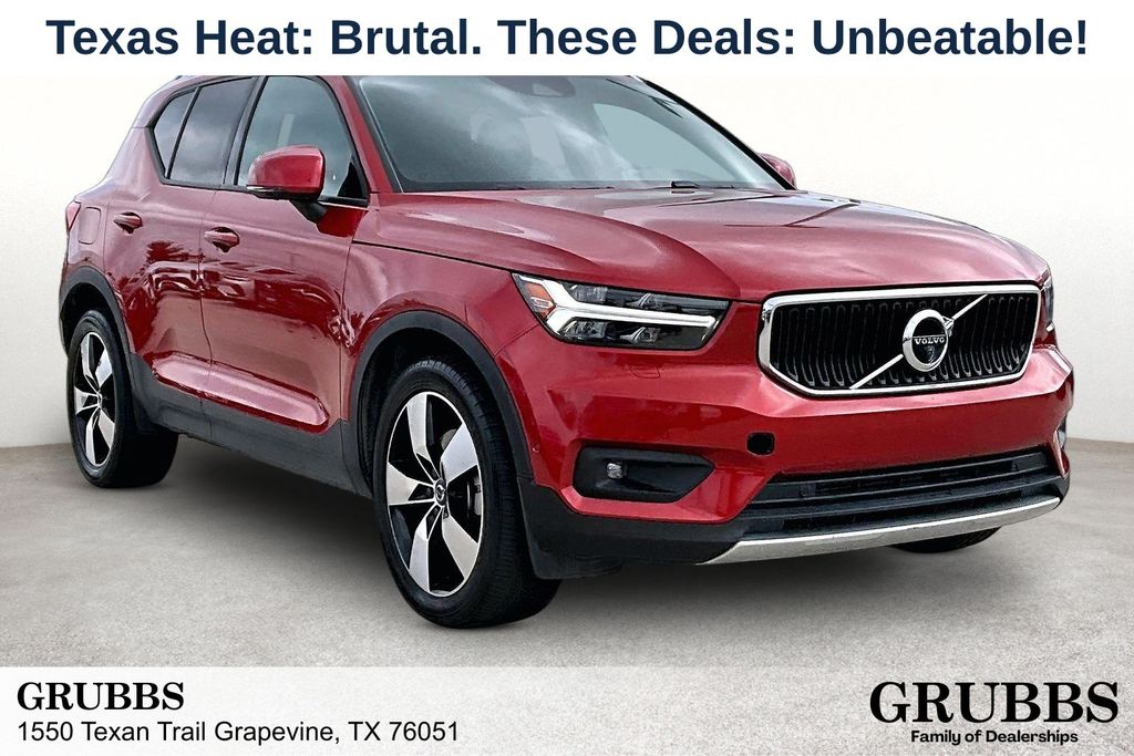 Fusion Red Metallic 2019 Volvo XC40 SUV / Crossover All-Wheel Drive Automatic