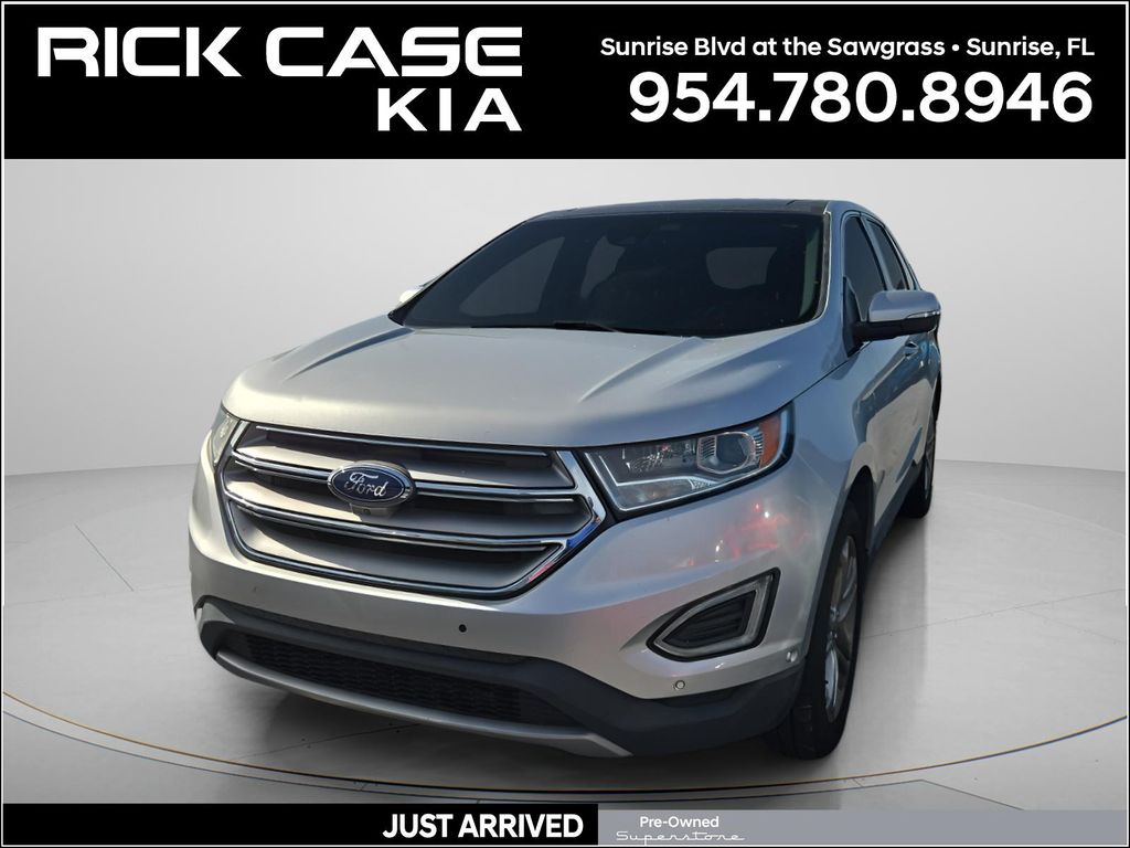 Ingot Silver 2016 Ford Edge SUV / Crossover Front-Wheel Drive 6-Speed Automatic