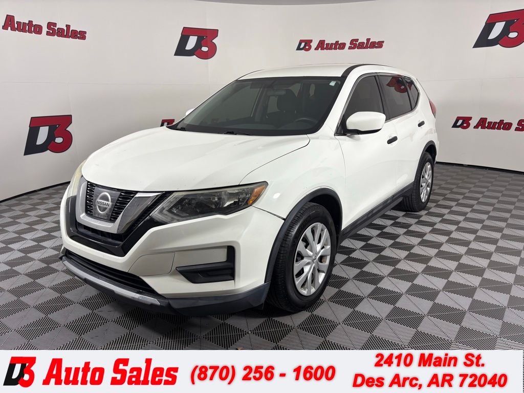 Glacier White 2017 Nissan Rogue S FWD SUV / Crossover Front-Wheel Drive Continuously Variable Transmission