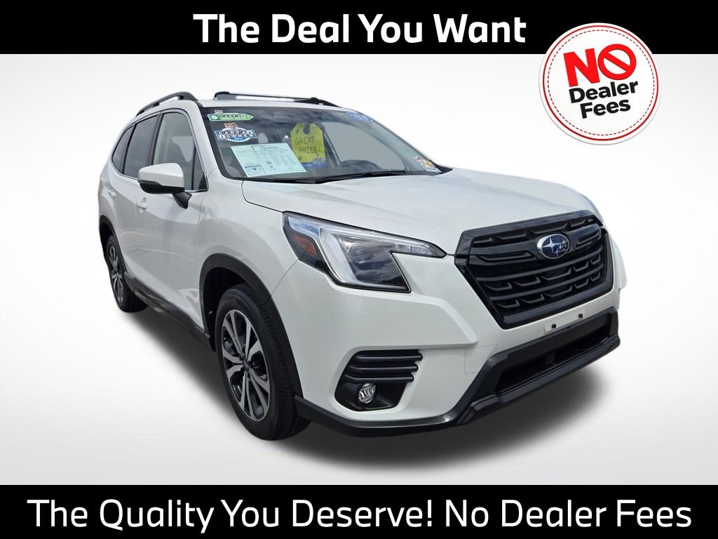 Crystal White Pearl 2024 Subaru Forester SUV / Crossover All-Wheel Drive Continuously Variable Transmission