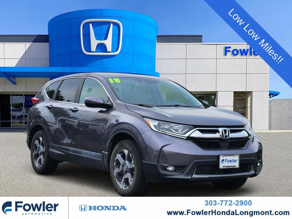 Gray 2018 Honda CR-V SUV / Crossover All-Wheel Drive Continuously Variable Transmission