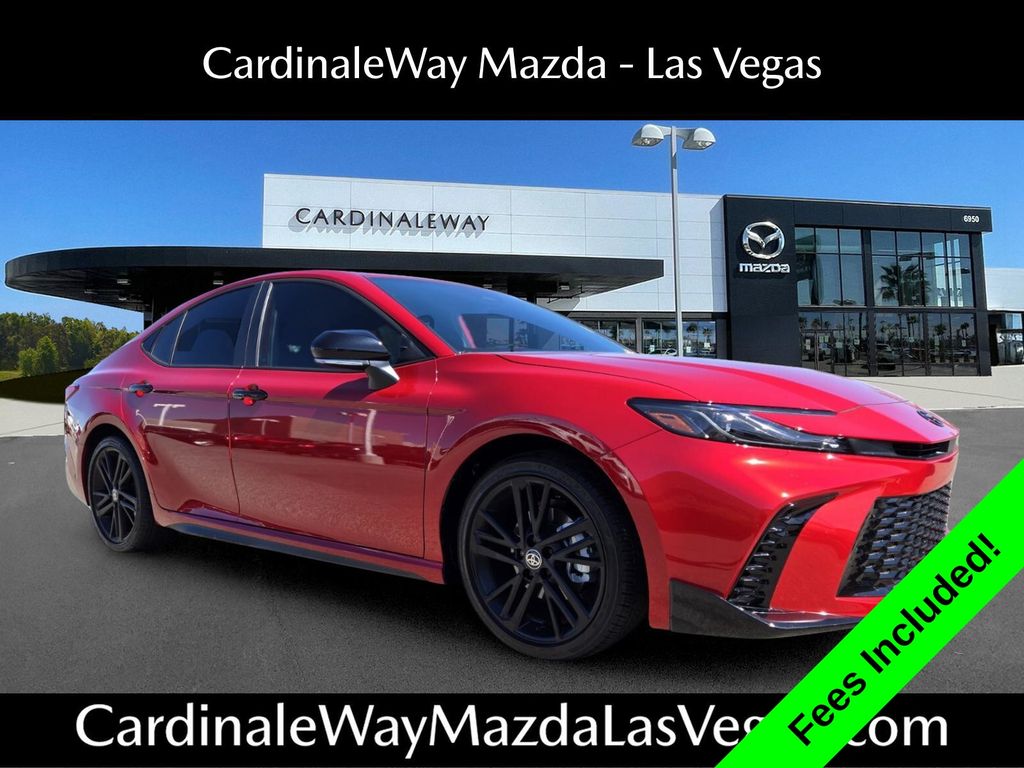 Red 2026 Toyota Camry Sedan All-Wheel Drive Continuously Variable Transmission