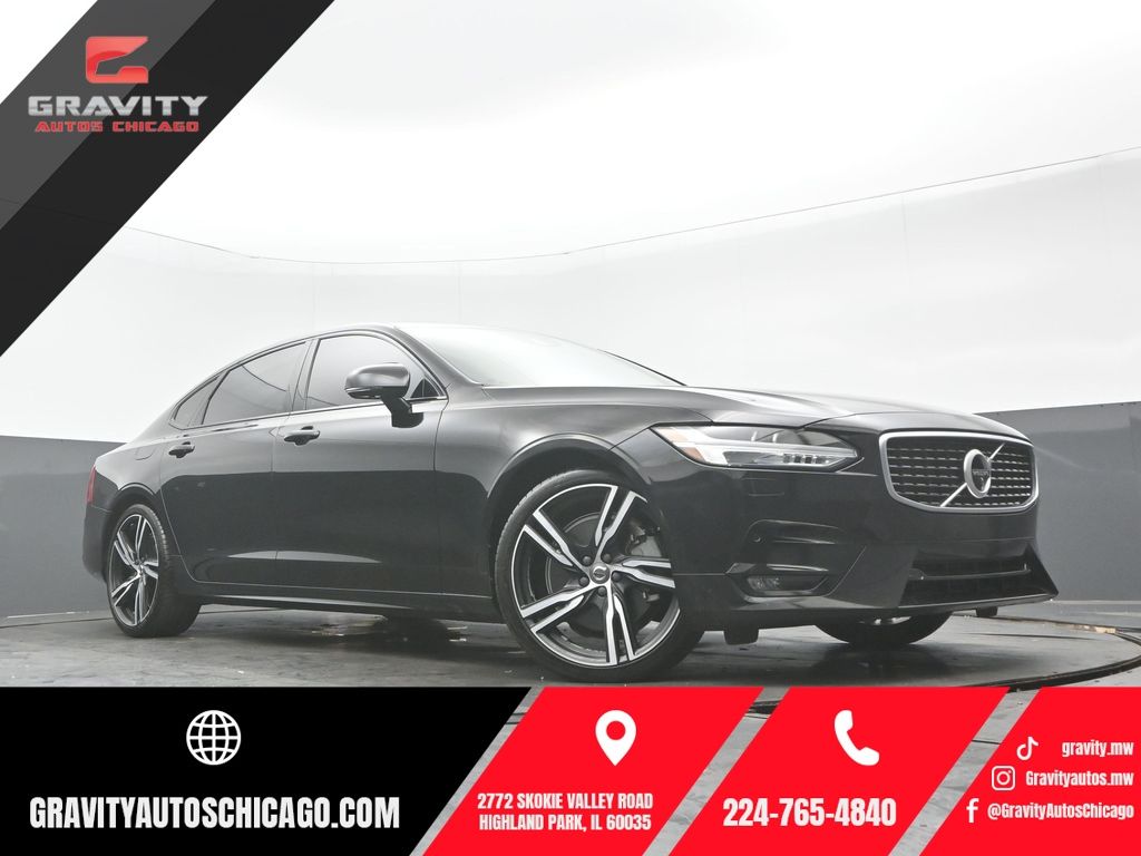 Onyx Black Metallic 2020 Volvo S90 T6 R-Design AWD Sedan All-Wheel Drive Automatic