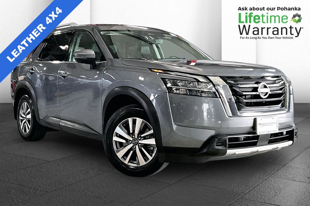 Gray (Gun Metallic) 2023 Nissan Pathfinder SUV / Crossover All-Wheel Drive 9-Speed Automatic