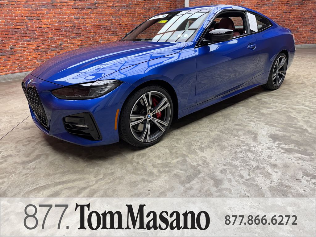 Blue Metallic 2023 BMW 4 Series Coupe All-Wheel Drive 8-Speed Automatic
