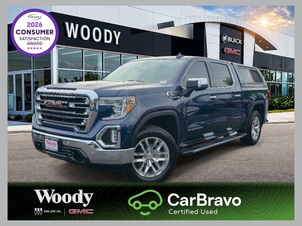 Pacific Blue Metallic 2019 GMC Sierra 1500 Pickup Truck Four-Wheel Drive 8-Speed Automatic