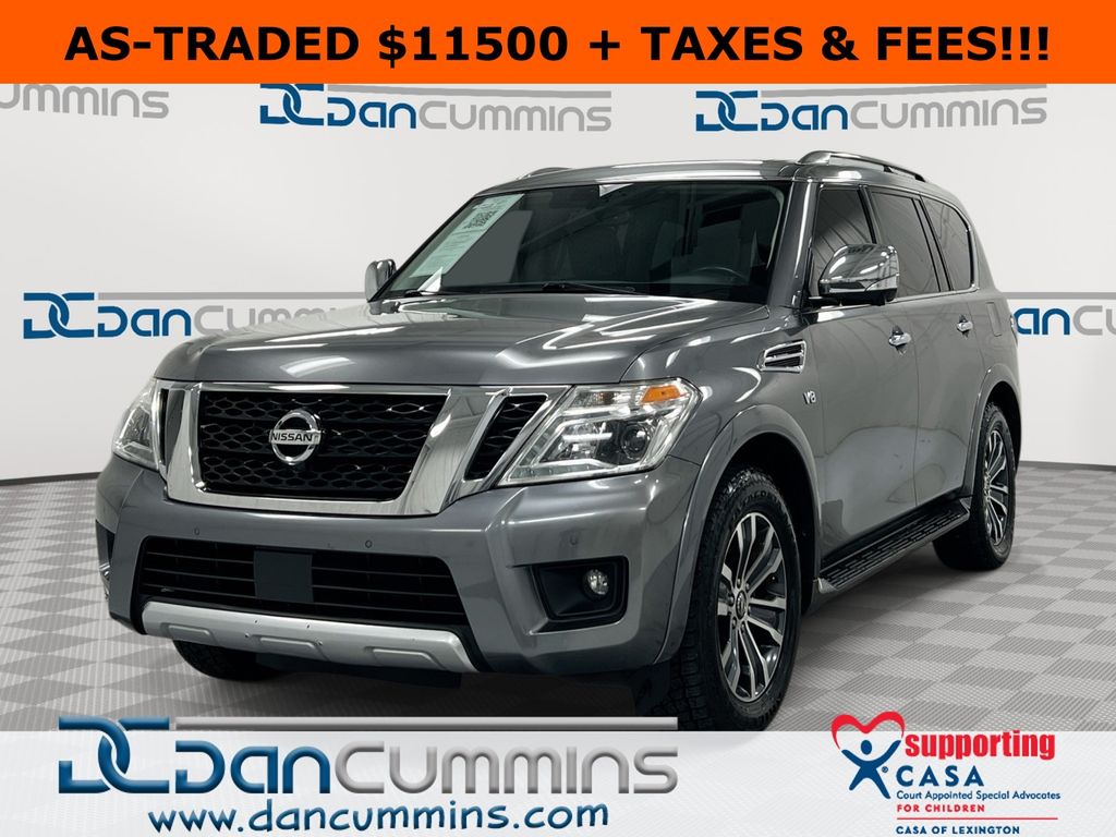 Gray (Gun Metallic) 2018 Nissan Armada SL 4WD SUV / Crossover Four-Wheel Drive 7-Speed Automatic