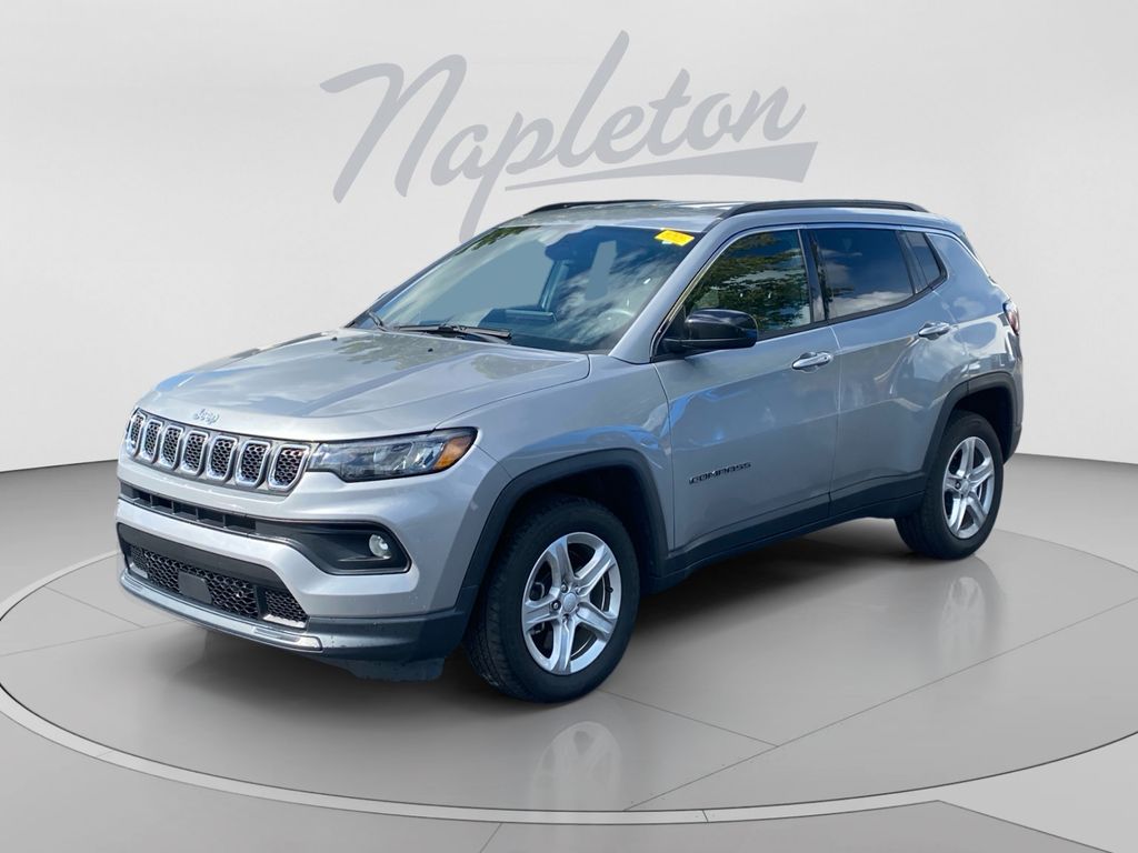 Gray 2024 Jeep Compass SUV / Crossover Four-Wheel Drive 8-Speed Automatic
