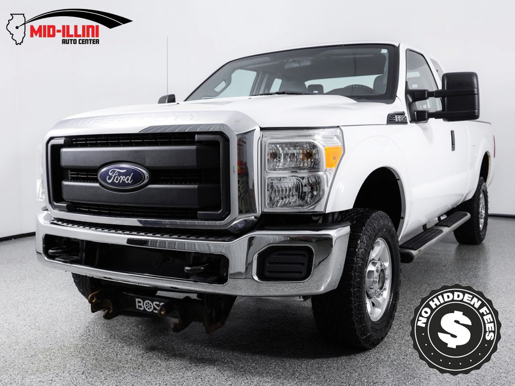 Oxford White 2016 Ford F-250 Super Duty XL SuperCab 4WD Pickup Truck Four-Wheel Drive 6-Speed Automatic
