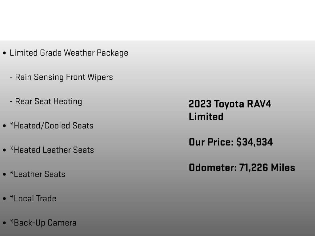 2023 Toyota RAV4 Limited Black at Auto Express Mitsubishi