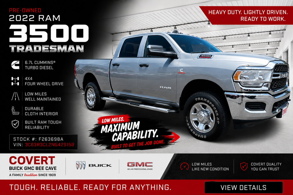 2022 RAM 3500 Tradesman Crew Cab 4WD