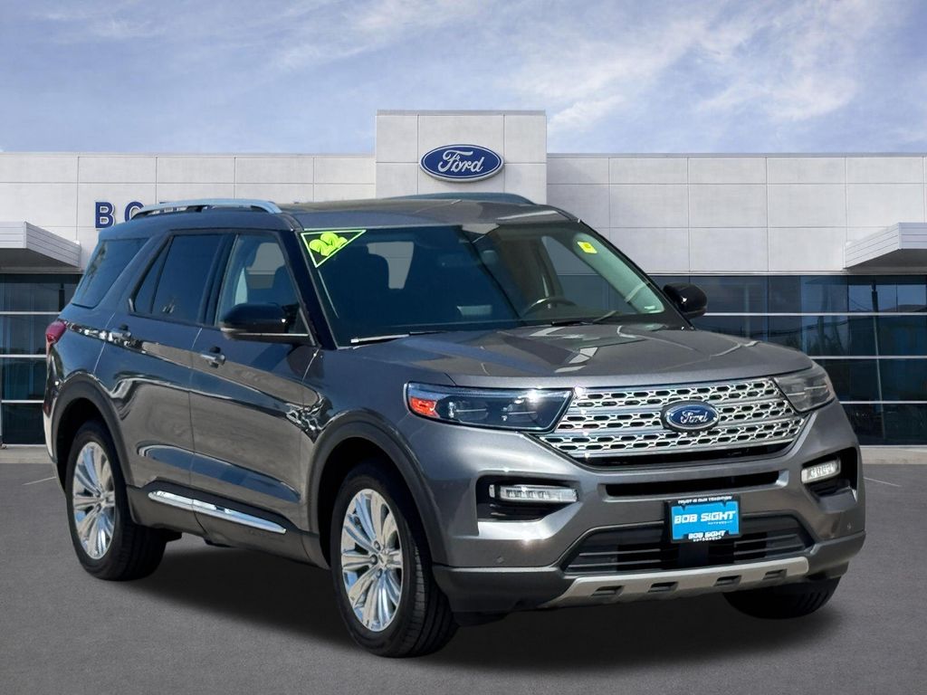 Used 2022 Ford Explorer Limited with VIN 1FMSK8FHXNGC42111 for sale in Kansas City